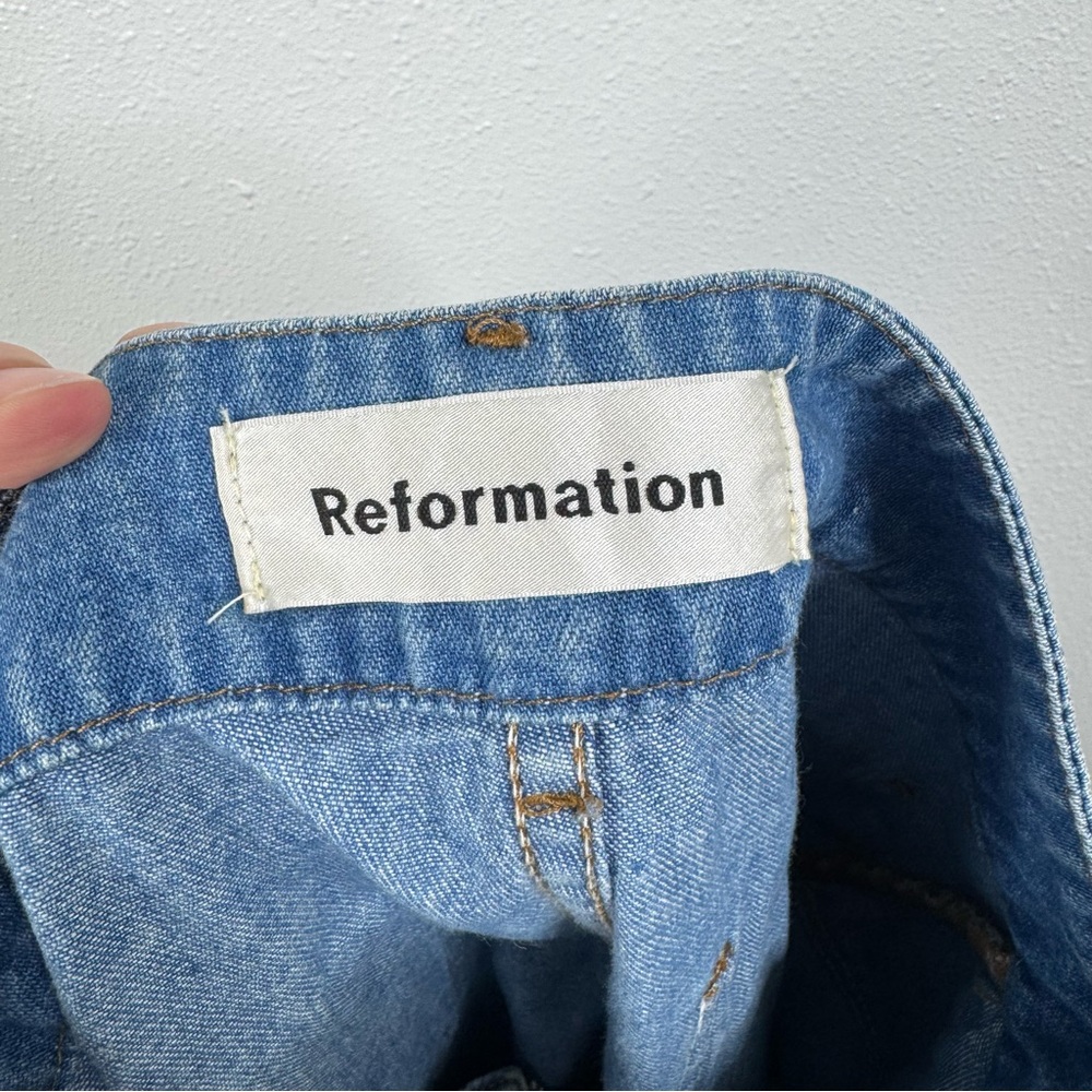 Reformation Cher High-Rise Flare Jeans in Ellis Wash Size 29 - Picture 5 of 8